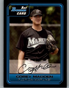 2006 Bowman Draft Draft Picks Florida Marlins Baseball Card #39 Corey Madden
