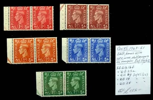 GB 1947/51 G.VI Folleto Paneles Twin Perfs CV £155 U/M como se describe GS214 - Imagen 1 de 1