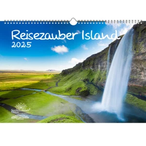 Reisezauber Island DIN A3 Kalender für 2025 Reykjavík Stadt Reise Land Urlaub- S - Bild 1 von 7