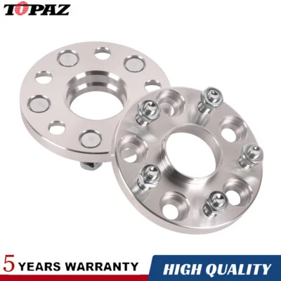 2pcs 15mm Hubcentric Wheel Spacers For Toyota Lexus 5X114.3 M12X1.5 CB=60.1mm - image 1 of 4