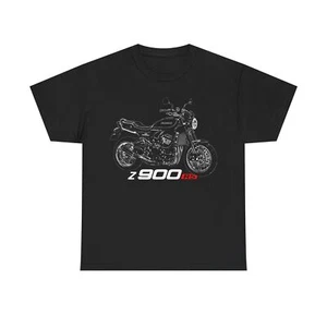 Kawasaki Z900 RS Line Art Japanese Motorcycle T Shirt , Printed in USA - Picture 1 of 4