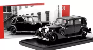 meraviglioso modellino auto in resina 1:43 TATRA 80 LANDAULET 1935 - nero - top chiuso - Foto 1 di 2