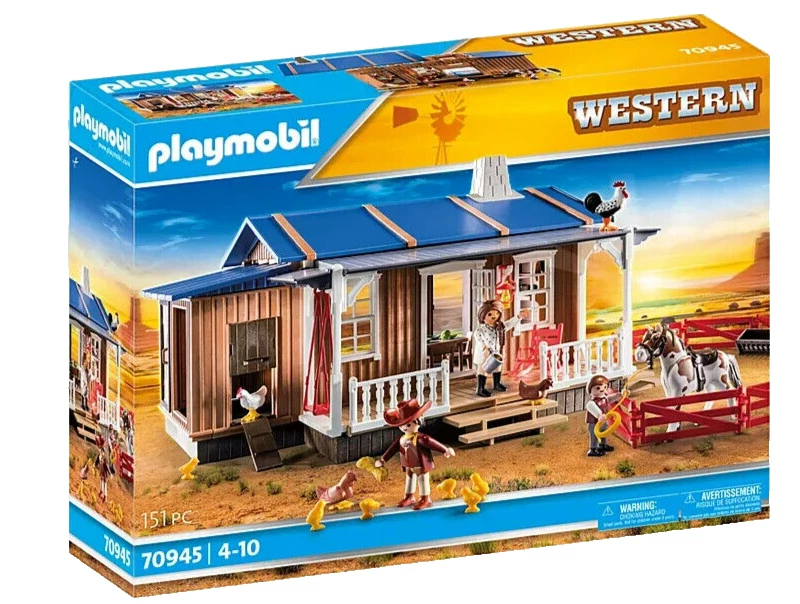 Playmobil 70945 Westernranch mit Einrichtung Ranch Western Wild West NEU/OVP