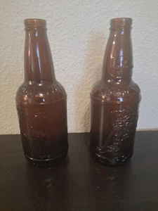 Sioux City Crema Soda y Zarzaparrilla Botellas Vaquero Repujado - Imagen 1 de 8