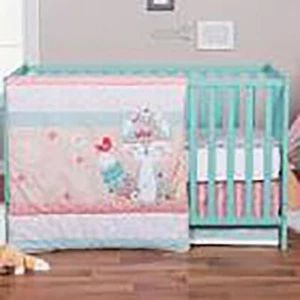 Trend Lab Wild Forever 3pc Crib Set Quilt Crib Skirt Fitted Sheet Baby Girl NWT - Picture 1 of 1