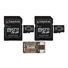 Kingston Canvas Select Plus 32GB microSDHC with SD Adapter 2 Pack Bundle