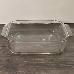 Vintage Pyrex 222-R Klar Quadratisch Backform 2 Quart 8 x 8 x 2 - Bild 1 von 13