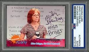 Mindy Sterling SIGNIERT 2009 Topps iCarly #27 Miss Briggs Nickelodeon PSA Autogramm - Bild 1 von 2