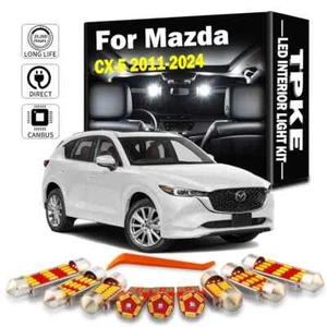 Kit de luces de techo con placa de parasol interior LED de 11 piezas para Mazda CX-5 CX5 2013-2024 - Imagen 1 de 9