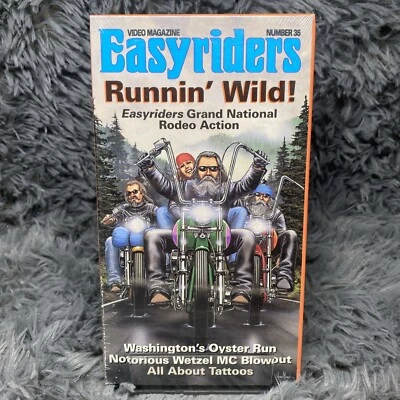 Easyriders Video Magazine - V. 35 VHS Tape 1998 Tattoos Motorcycles New Sealed - Image 1 of 4
