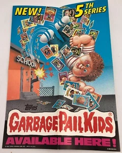 1986 Topps Garbage Pail Kids GPK 5th Series Box Marketing Insert Poster 10"x14" - Picture 1 of 2