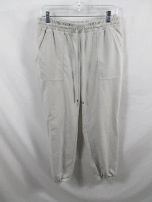 Nine West Womens Pants Medium Gray Sweatpants Fleece Drawstring Pockets Poly - Image 1 of 4