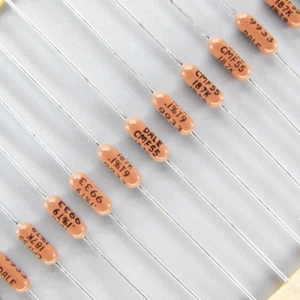 VISHAY DALE CMF55 (RN55E) series 187K/0.25W 0.1% 25ppm axial metal film resistor - Picture 1 of 2