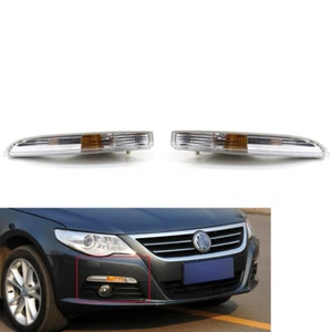 2x Signal Lamp Light L&R Front Driver Side Blinker Fit VW Passat CC Turn - Picture 1 of 7