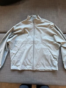 Mens Calvin Klein Water Resistant Tech Track Style Grey Jacket Sz Small - Picture 1 of 8