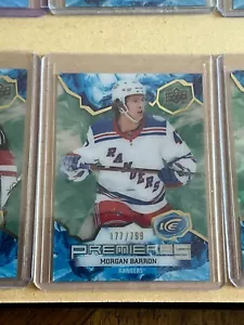 2021-22 Upper Deck Ice Premieres GREEN #189 Morgan Barron #'d 177/799 - Picture 1 of 1