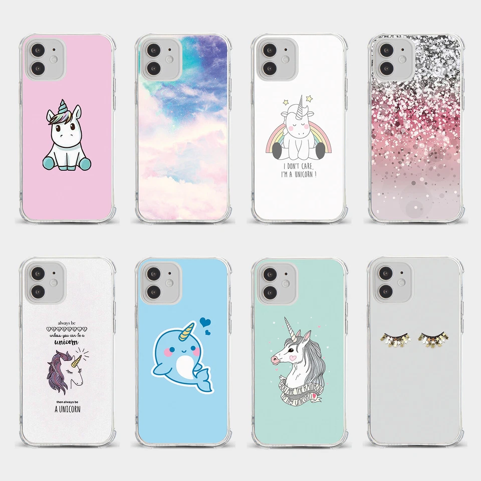 CASE FOR IPHONE 15 14 13 12 11 SE 8 PRO SHOCKPROOF PHONE COVER CUTE UNICORNS - Image 1 of 1