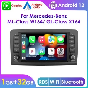 For Mercedes Benz W164 ML320 X164 GL450 500 Android 12 Car Stereo Radio Carplay - Picture 1 of 12