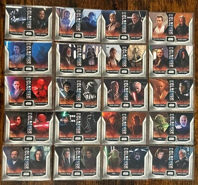 2023 Topps Star Wars Flagship COMPLETE 20 Card Set Epic Clashes Jedi V. Sith Lot - Image 1 of 4