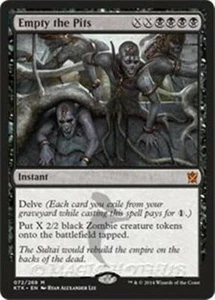 MTG - EMPTY THE PITS - Khans of Tarkir (M) - Picture 1 of 1