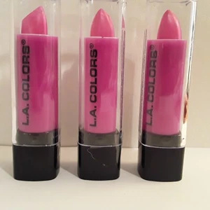 LA Colors Pink Parfait Lipstick, Lot of 3, CLIPC361 Satin Finish - Picture 1 of 6