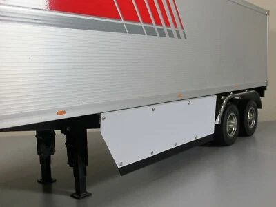 Pair Side Spoiler Skirt Wind Panel Tamiya "Toy R/C 1/14 Tractor Flatbed Trailer" - Image 1 of 4