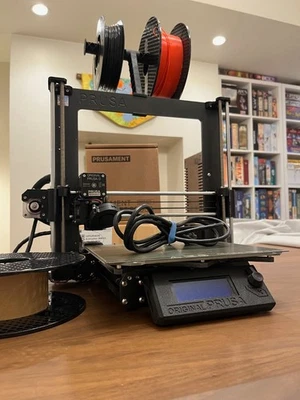 Prusa i3 MK3S 3D Printer LOT; Printer + Filament + Spare Parts, great condition! - Image 1 of 4