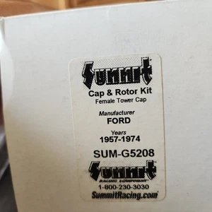 1957-65-66-74-78 FORD DISTRIBUTOR CAP V8 LINCOLN MERCURY SUM-G5208 - Picture 1 of 5