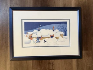 Rie Munoz 1997 Signed Numbered 'Heavy Weather, Starr Hill' Framed Matted Alaska - Picture 1 of 14