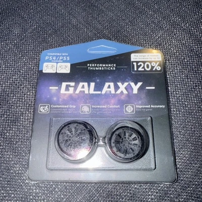 Negro Galaxy PS5 Performance Gaming Thumbsticks Analógicos Sticks Tapas PS4 ✅🔥 Foto 1 de 2