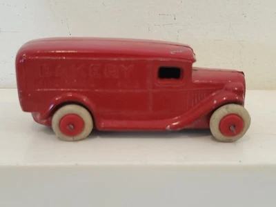 CAMIÓN DE REPARTO DE PANADERÍA DE JUGUETE BARCLAY DIMESTORE DE COLECCIÓN PASTEL FINO MANOIL SOLDADO Foto 1 de 4