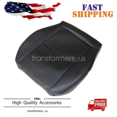 Cubierta de asiento de cuero con parte inferior del conductor negra de 2008 a 2015 para Mercedes Benz GLK250 350 Foto 1 de 4