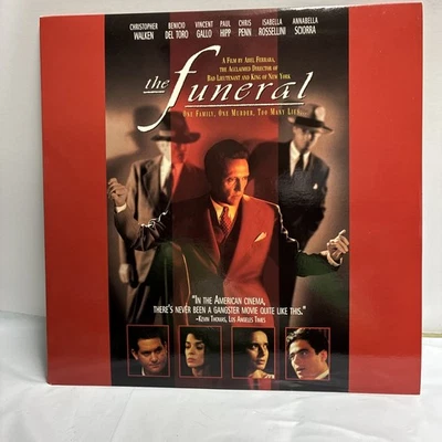 The Funeral (Laserdisc) Abel Ferrara CHRISTOPHER WALKEN BENICIO DEL TORO RARE! Foto 1 de 2
