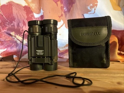 Bushnell Ensign 10×25 Field 6.5 Wide Angle Binoculars Original Case Outdoors - Image 1 of 4