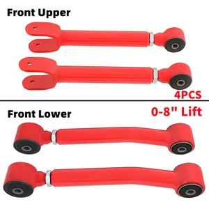 For Jeep Wrangler TJ 1997-2006 Adjustable Front Control Arms Set 0-8" Lift 4pcs - Picture 1 of 18
