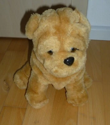 Retro süßer Mops Plüschtier Schmusetier Baby Teddy 24 cm - Bild 1 von 4