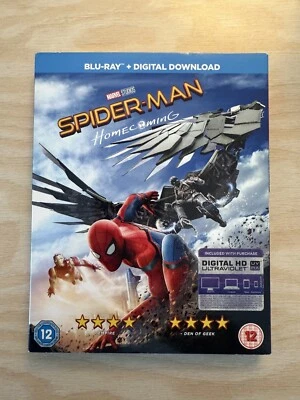 Sealed - Spider-Man Homecoming [Blu-ray + Comic] [2017] FREE UK P&P - Image 1 of 3