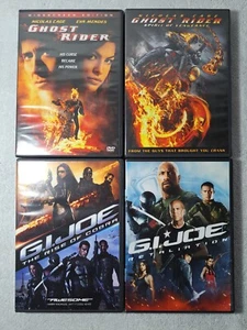 G.I. Joe, Ghost Rider DVD Movie Lot (4 DVDs) - Picture 1 of 7