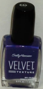 1 Sally Hansen VELVET TEXTURE Nail Color Nail Polish VELOUR #640 - Picture 1 of 1