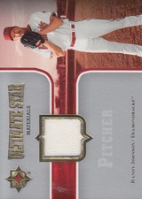 2007 Ultimate Collection Ultimate Star Materials Baseball Card #RJ Randy Johnson