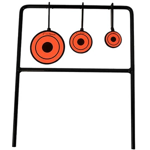 Airgun Resetting Target Carbon Steel 3 Plates Spinner Target f/ Pistol Rifle Gun - Bild 1 von 3