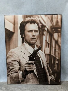 VINTAGE CLINT EASTWOOD DIRTY HARRY 11x14  w/MAGNUM GUN CLOSEUP THE ENFORCER - Picture 1 of 2