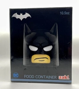 BATMAN LEGO Head 10.5 oz Food Container DC Loot Crate Exclusive by Zak - Picture 1 of 1