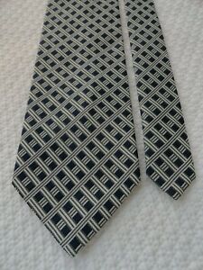 Vintage Idea Seta Italy 55x4 Silk Mens Necktie