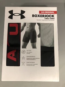 Under Armour Original Boxerjock Underwear  2 Pack   6” Boxer Brief Men’s  Small - Picture 1 of 1