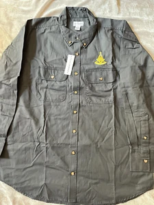 XL Black Past Master Mason with Square Button Down Shirt Long Sleeve NEW! - Picture 1 of 3