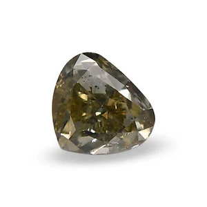 0.25 Ct Natural Fancy Color Chameleon Diamond Heart SI1 GIA Certified Rare - Picture 1 of 7