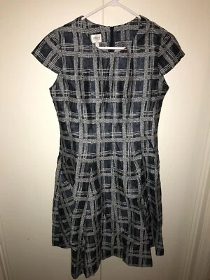 Vestido ARMANI COLLEZIONI BY GIORGIO ARMANI AZUL Gris Lino Algodón 42 6 Foto 1 de 4