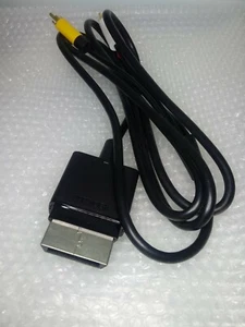 XBox 360 AV Composite Audio Video Cable Black X821376-001 - Picture 1 of 3