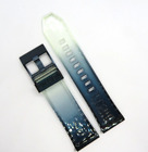 DIESEL Original Ersatzband Resin Rubber DZT2020 Uhrband watch strap 22 mm Blau